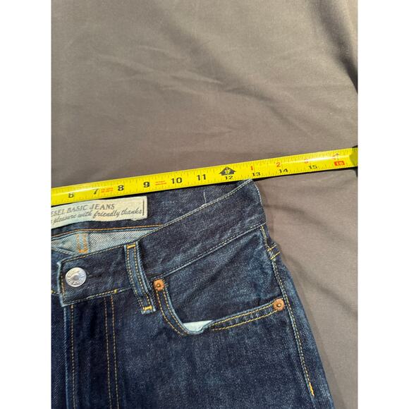 Diesel Mens Fanker Jeans Vintage 26x31 Bootcut Dark Wash - Picture 6 of 9